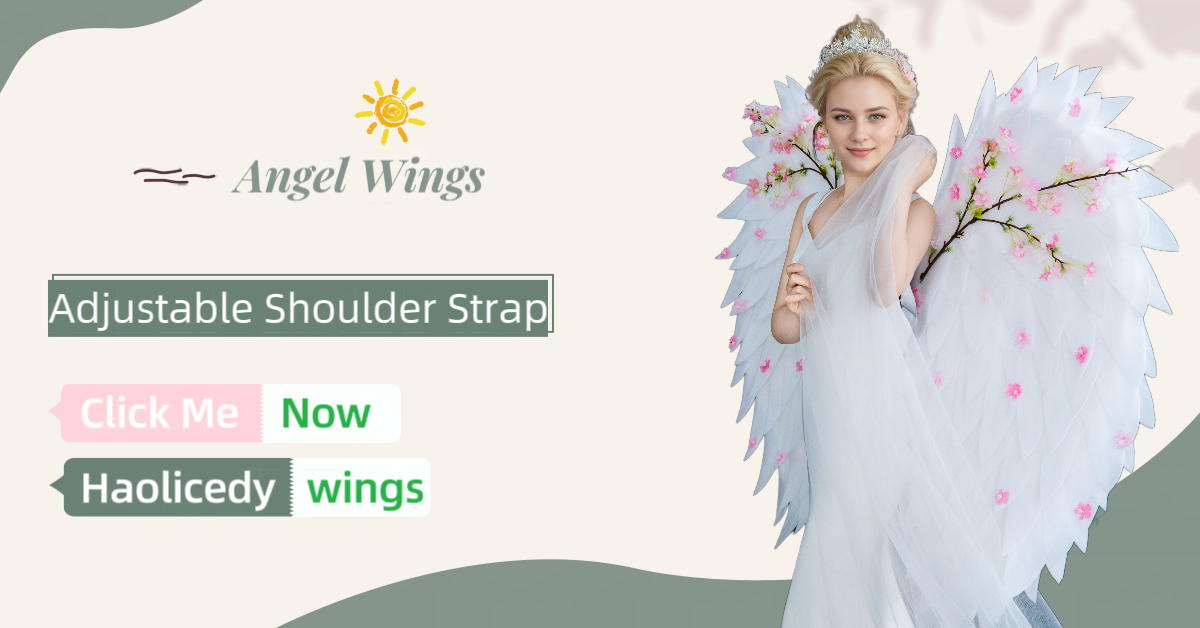 Handmade Dreamy Cherry Blossom Foam Cotton Wings - Photography, Runway & Cosplay Essential
