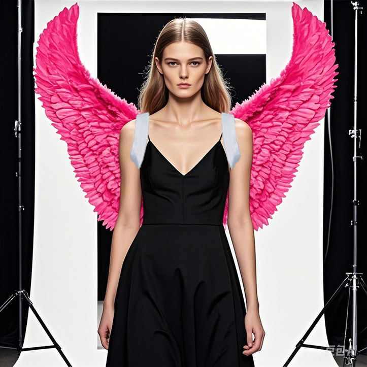 Studio Photography Modeling Props Big wings Decoration Long Feather Angel wings