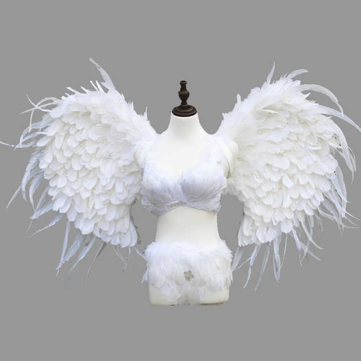 Model Catwalk Performance Large Angel Wings Adult wings with Diamond Feathers