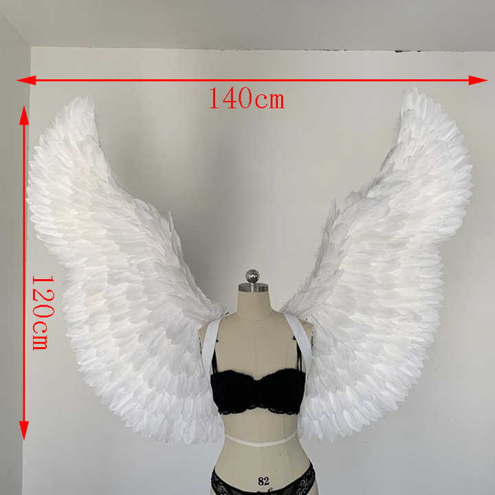 Angel feather wings for models' runway shows