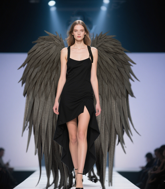 Black Foam Angel Wings - Essential for Stylish Looks