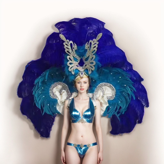 Brazilian Festival Stage Performance Samba wings Large Angel Big Show wings Samba Stage Feather wings